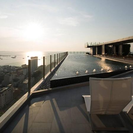 The Base Condo Center Of Pattaya Rooftop Swimming Pool Εξωτερικό φωτογραφία