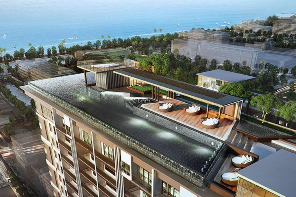The Base Condo Center Of Pattaya Rooftop Swimming Pool Εξωτερικό φωτογραφία