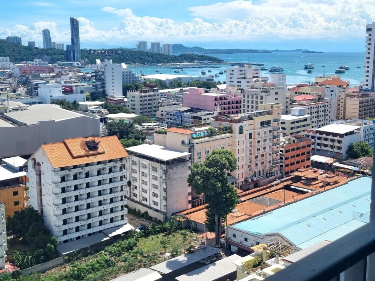 The Base Condo Center Of Pattaya Rooftop Swimming Pool Εξωτερικό φωτογραφία