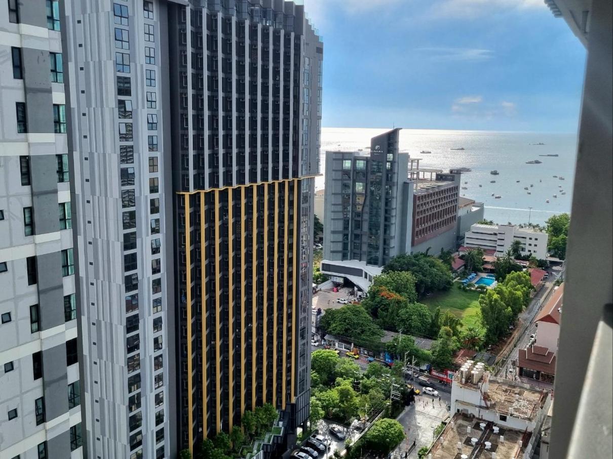 The Base Condo Center Of Pattaya Rooftop Swimming Pool Εξωτερικό φωτογραφία